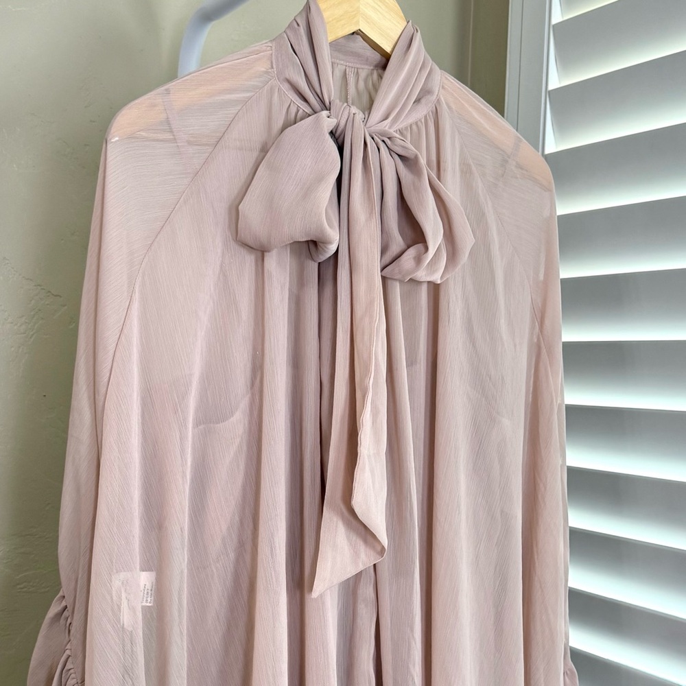 Commense Blush Pink Ruffle Mini Dress - Picture 6 of 13